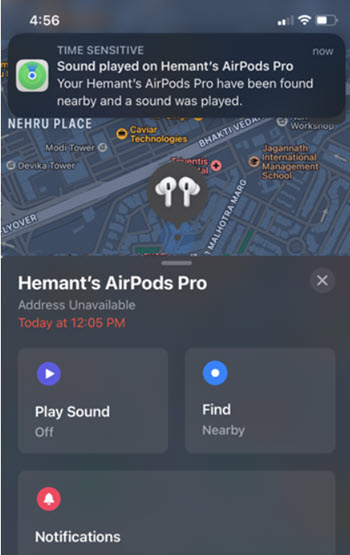 AirPods Message
