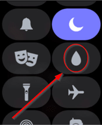 Apple Watch Water Lock Icon