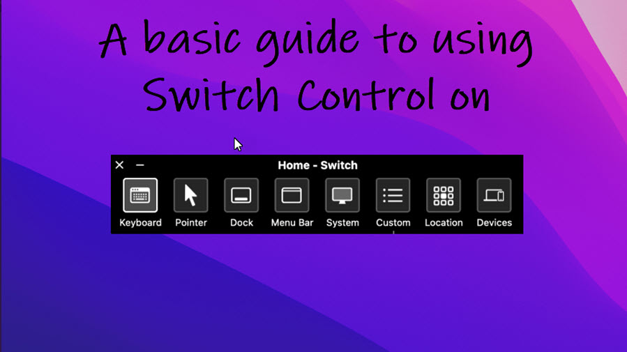 Basic guide to using Switch Control