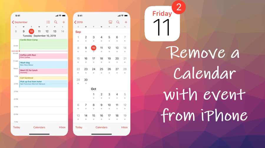 Calendar app iPhone