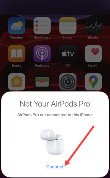 Connect AirPods to iPhone