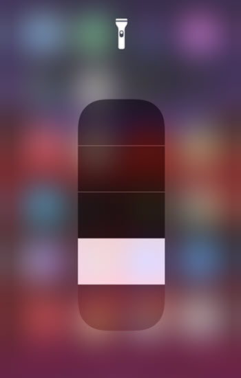 Control Flashlight Brightness on iPhone