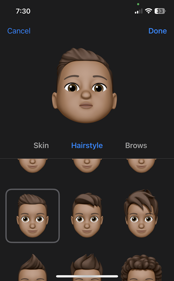 Create your own animated memoji on iPhone