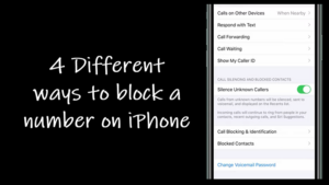 How to block a number on iPhone