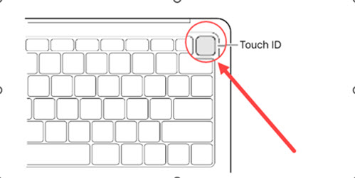 MacBook Air touch ID Button