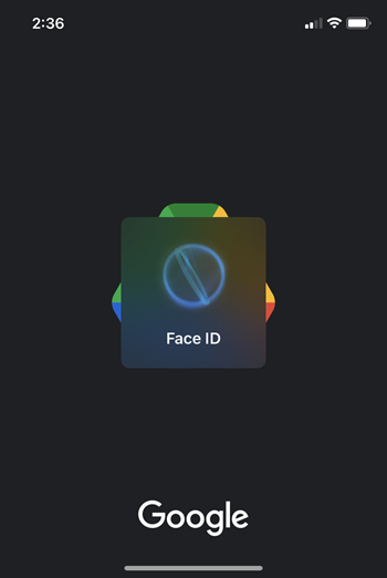 Open with FaceID