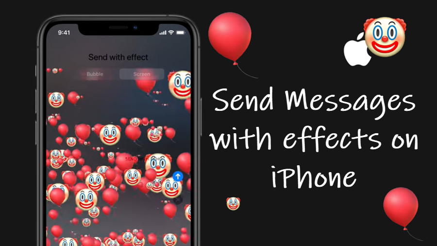 Send iMessages with effects