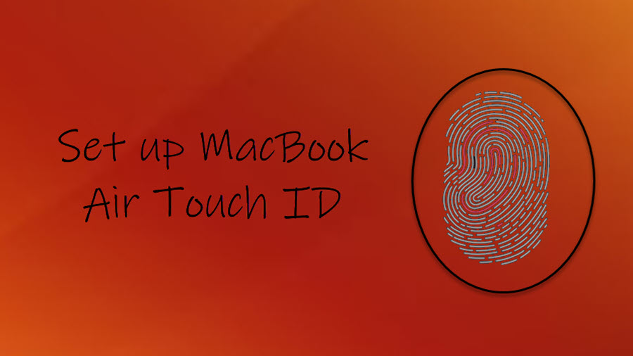 Setup MacBook Air touch ID