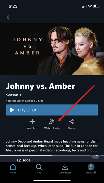 Watch Party on Prime video