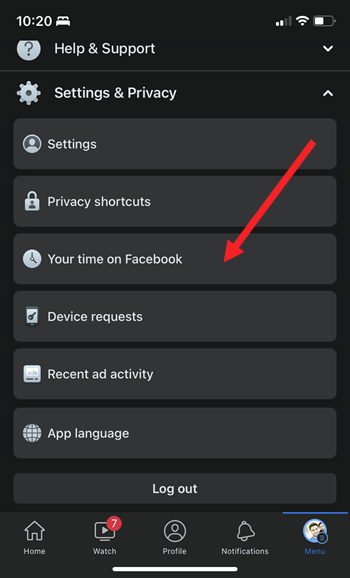 Your time on facebook