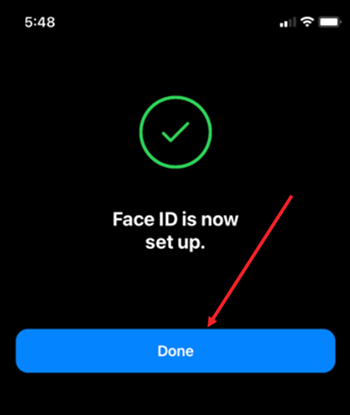 iPhone FaceID Setup