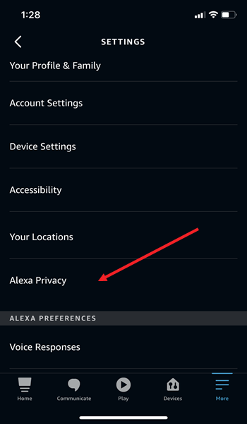 Alexa privacy