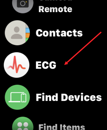 Apple Watch ECG app