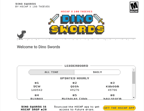 Chrome dinosaur game