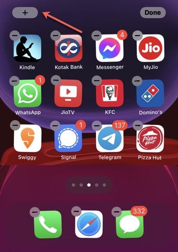 Edit iPhone Home Screen