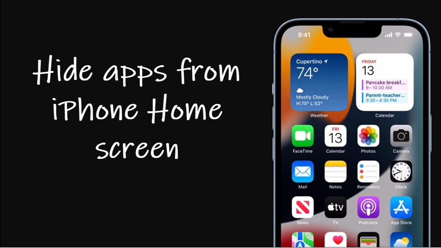 Hide apps from iPhone Home Screen