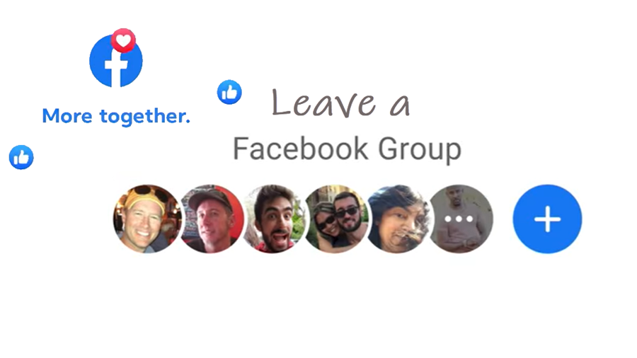 Leave a group on Facebook
