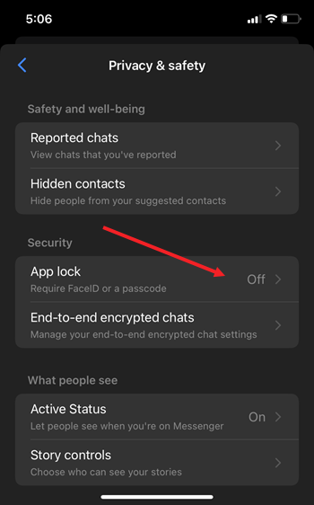 Messenger App Lock