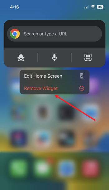 Remove Widget