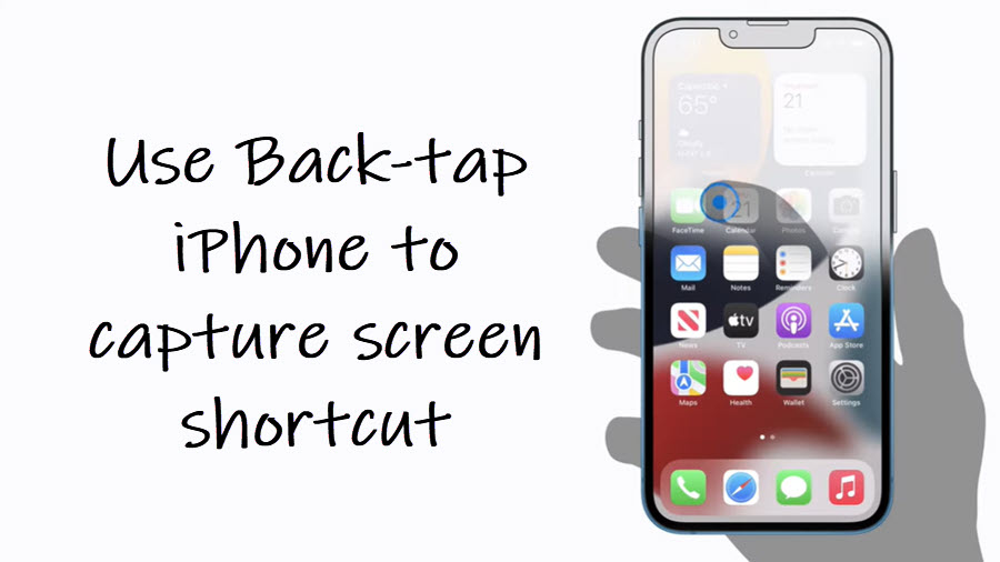 iPhone Back-tap shortcut