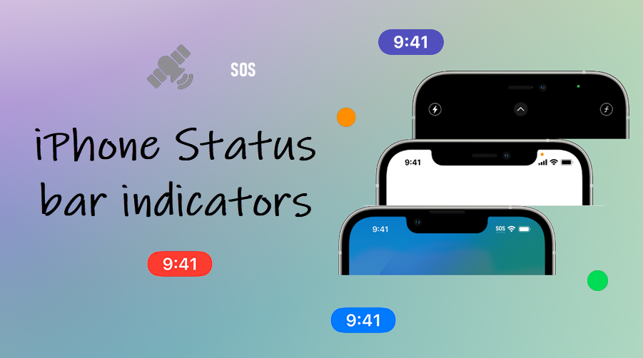 iPhone Status bar indicators