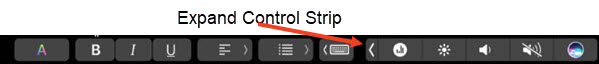 Expand Control Strip