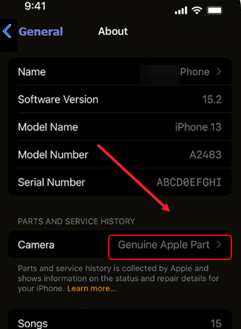 Genuine Apple Part