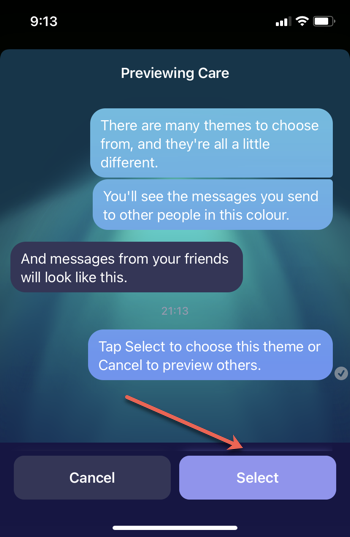 New Theme for Messenger