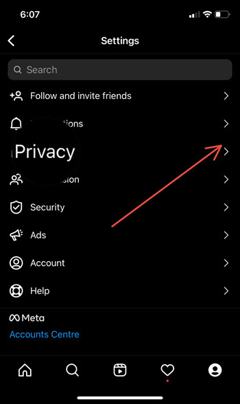 Privacy Settings for Instagram