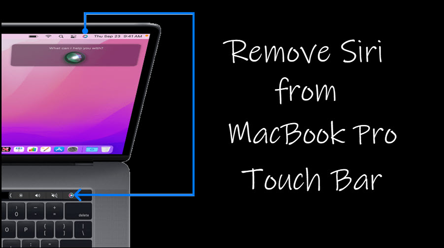 Remove Siri from MacBook Pro Touch Bar