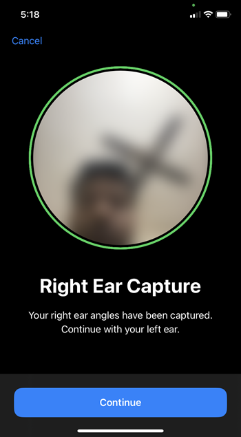 Right Ear Captured