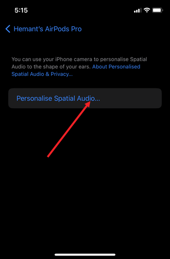 Spatial Audio Link