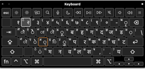 Virtual Keyboard in Mac