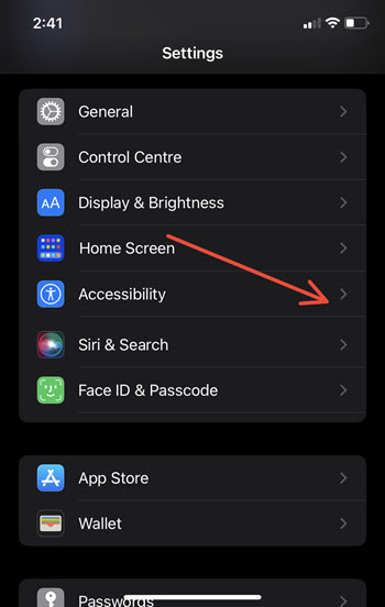 iPhone Accessibility