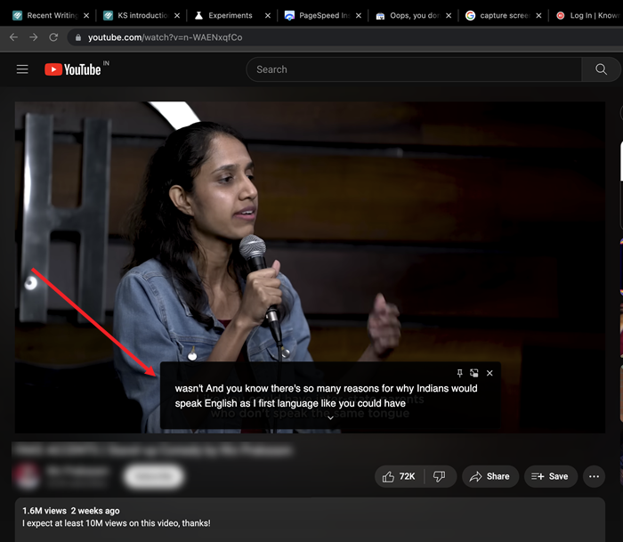 Chrome Live Captions