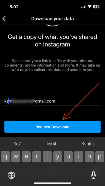 Downloading Instagram Data