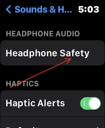 Headphone Safety Entry