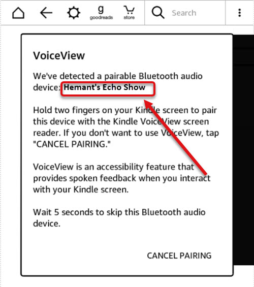 VoiceView Screen Reader Bluetooth Speaker Pairing