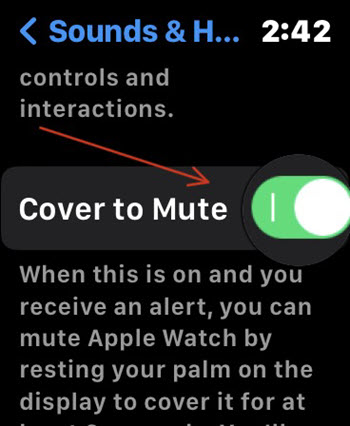 Apple Watch Cover To Mute