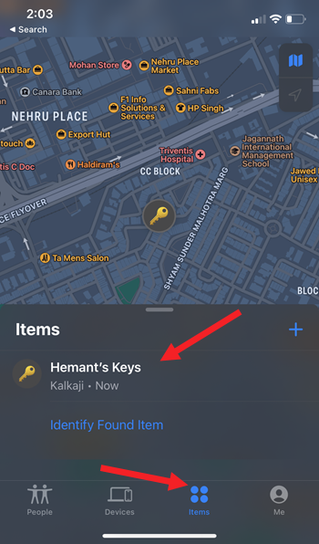 Find My Items