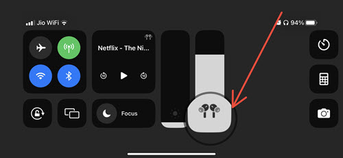 iPhone Volume Slider