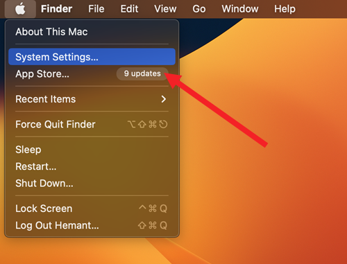 macOS System Settings