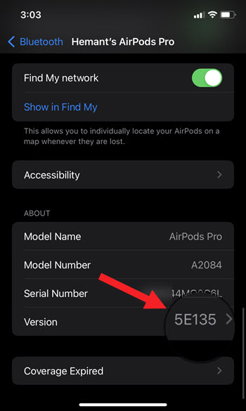AirPods Pro Latest Firmware Version