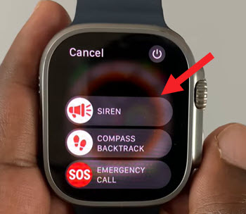 Apple Watch Ultra Side Button