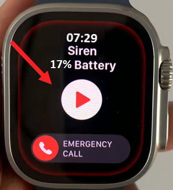 Play Apple Watch Ultra Siren Sound