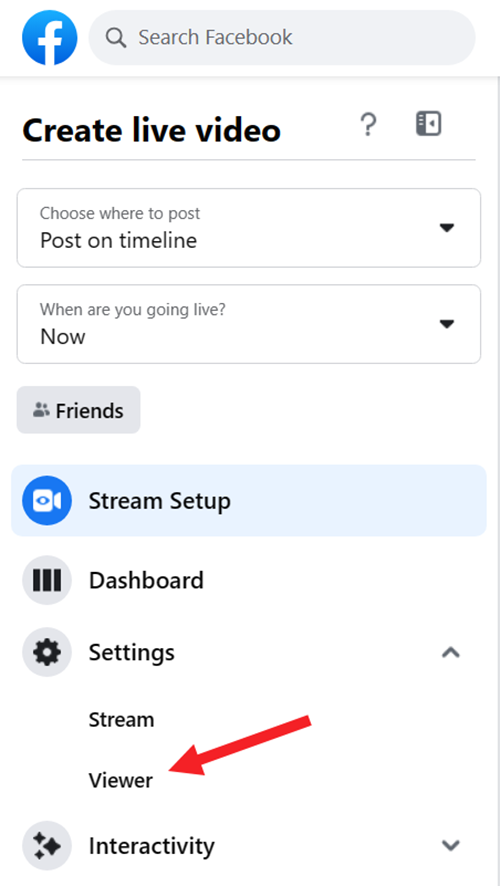 Live Video Viewer Settings