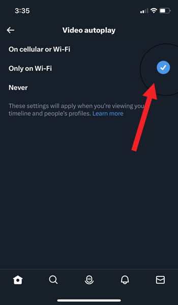 Stop videos from auto-playing on Twitter