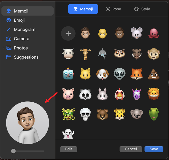 Memoji created