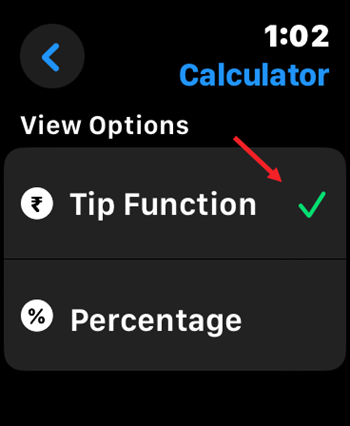 Tip function