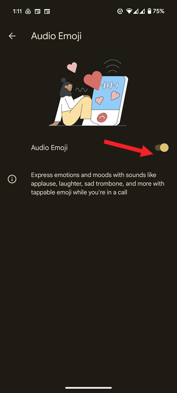 Audio Emoji Toggle